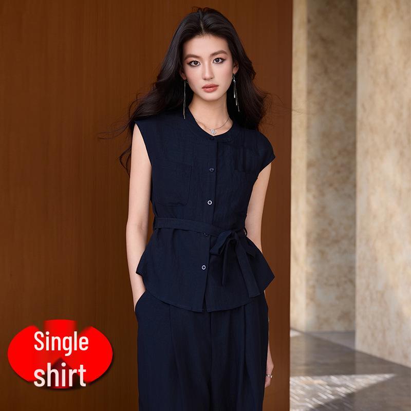 

Women s High-End Linen Vest Suit: 2026 Cross-Border Casual Waistcoat Set XL