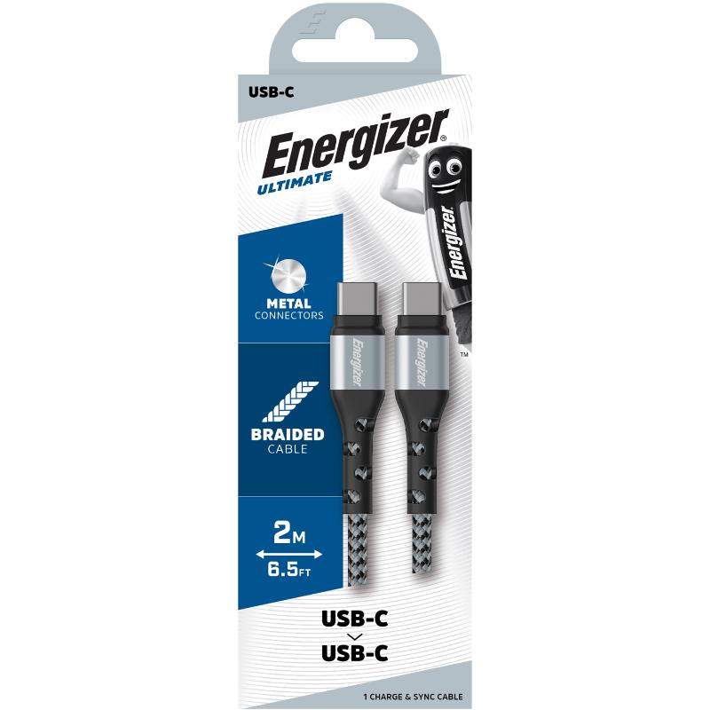 Energizer Classic - USB-C To USB-C Connection Cable 1.2m (Black)