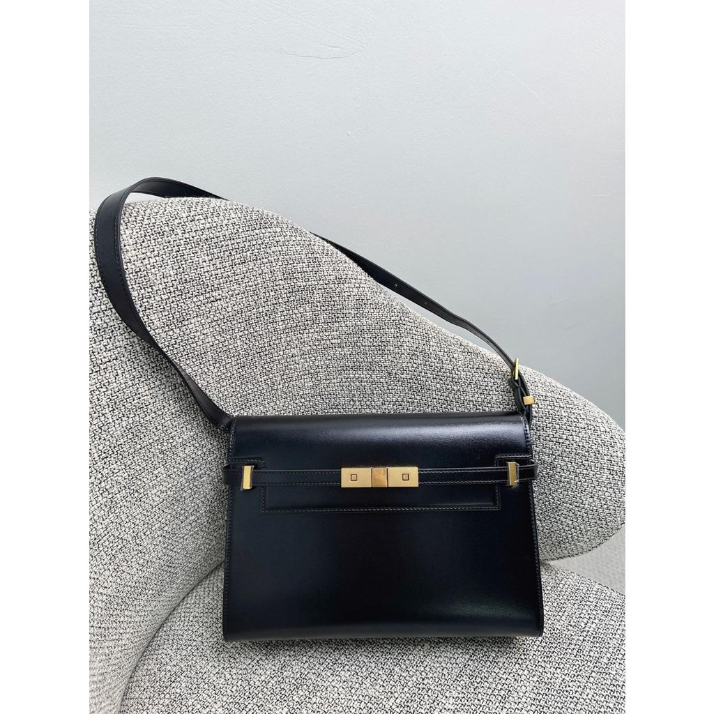 Poplar Grove Manhattan Unterarmtasche Premium Alligatorleder BOX Vintage Pendler Schultertasche Baguette Tasche Damen