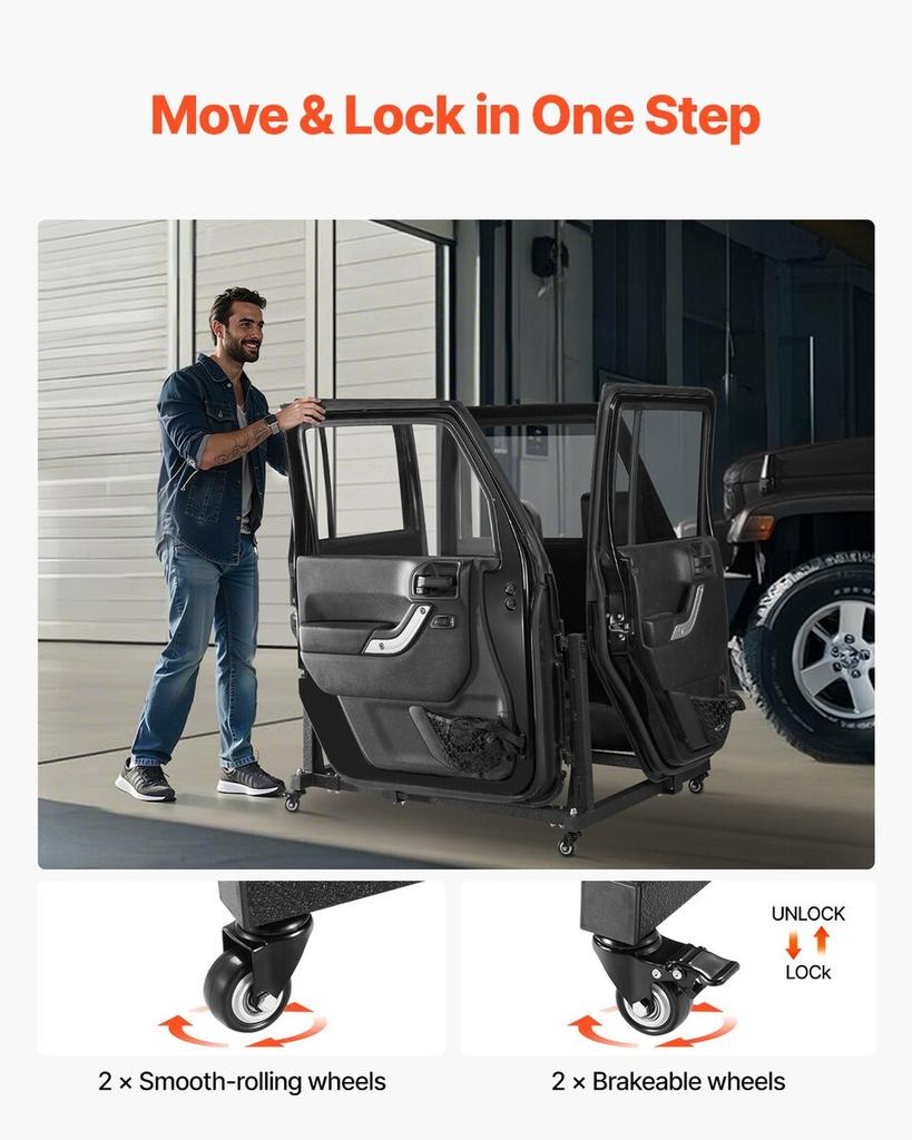 Cart for Jeep Wrangler JK JL/Gladiator JT 2007- 2023 JK JL / Gladiator JT
