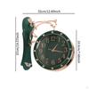 Double-Sided Wall Clock for Living Room And Porch
