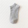 Women's Summer New Style Draw A Solid Color Breathable Cotton Boat Socks