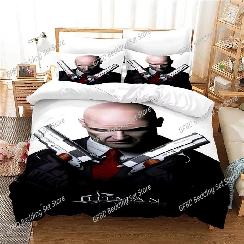 Comforter Game Hitman Killer Bedding Set For Bedroom Soft Modern S Comefortable Kids And
