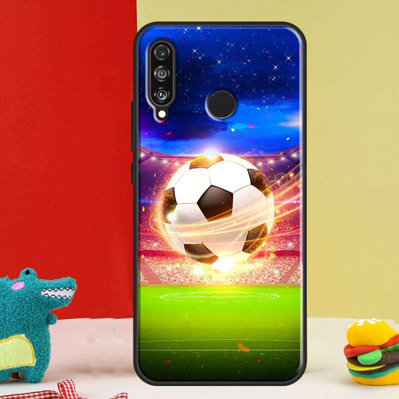 Football Soccer Ball For Huawei Nova Y91 Y90 Y60 Y70 Y72 Y61 9 10 SE 12i 12s 11i 5T P60 Pro P20 P30 P40 Lite Case