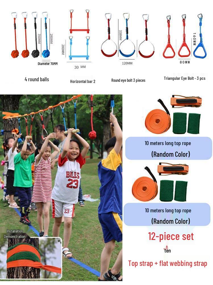 Outdoor Climbing Toys & Swings for Sensory Training and Balance
