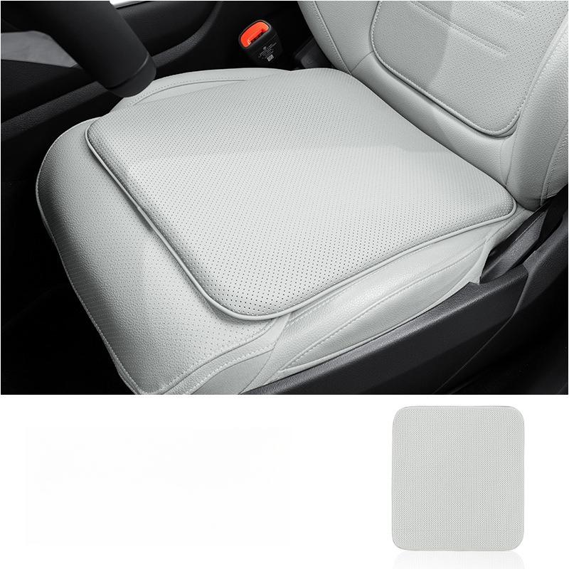 Universal Nappa Leather Car Seat Cushion Anti Slip Pad Breathable Ventilated Dirt Resistant Car Seat Cushion Seat Accessories