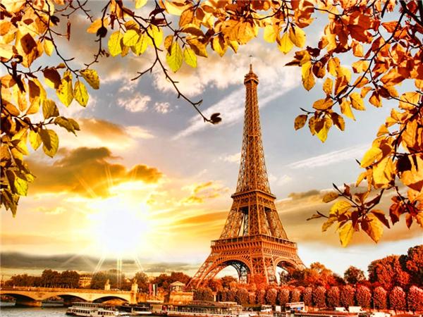 5d Diamond Painting Mosaic Paris Tower Landscape Home Decor Embroidery Tree Scenery Full Square/round Wall Sticker
