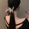 Butterfly Hair Clips for Women Metal Non-Slip Sparkly Hair Claws Elegant Butterfly Hair Accessories for Daily Wear Weddings Parties