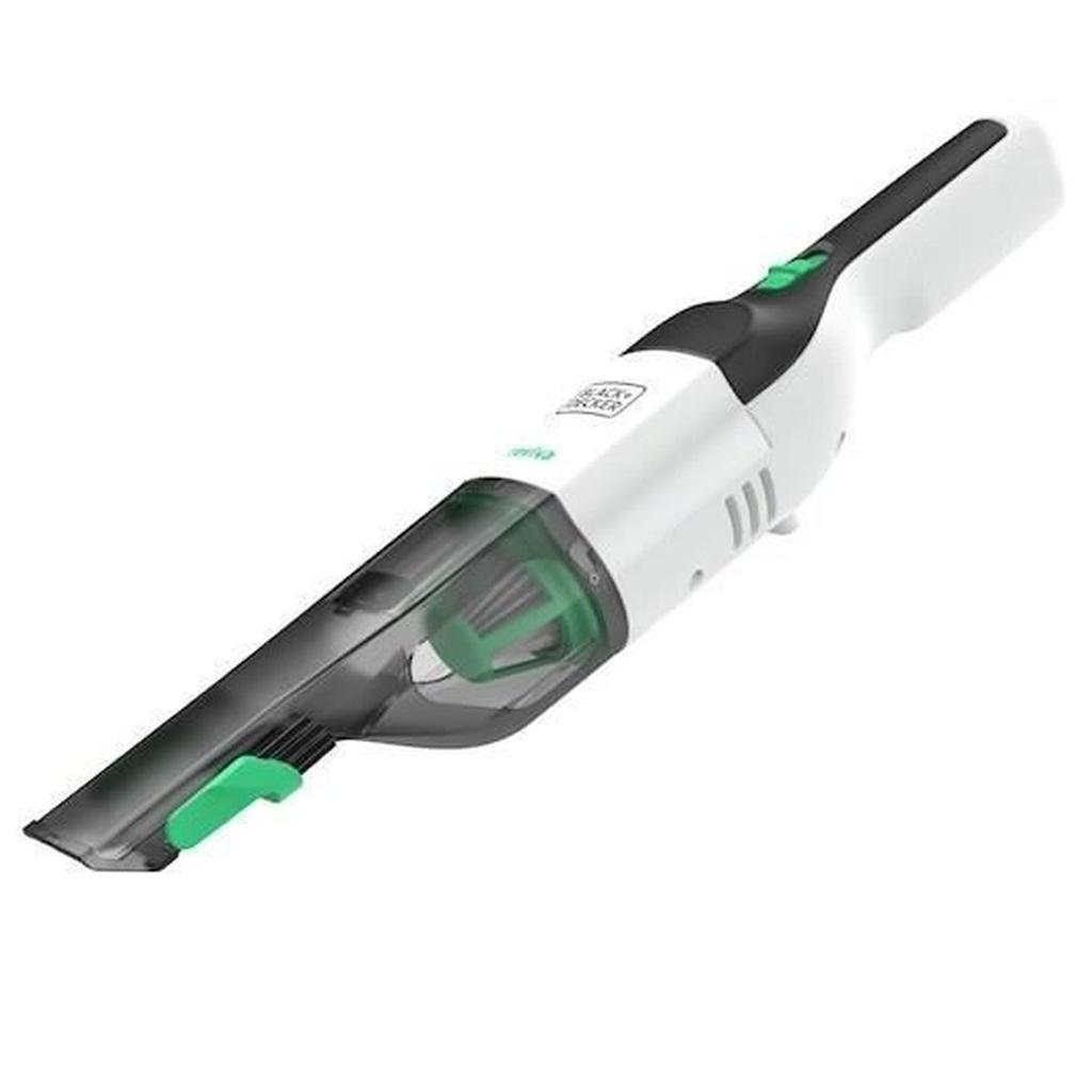 Aspirateur a main BLACK+DECKER REVHV8C-QW REVIVA - 7,2V - 2,0 Ah - Poussiere - Sans base - Blanc/vert