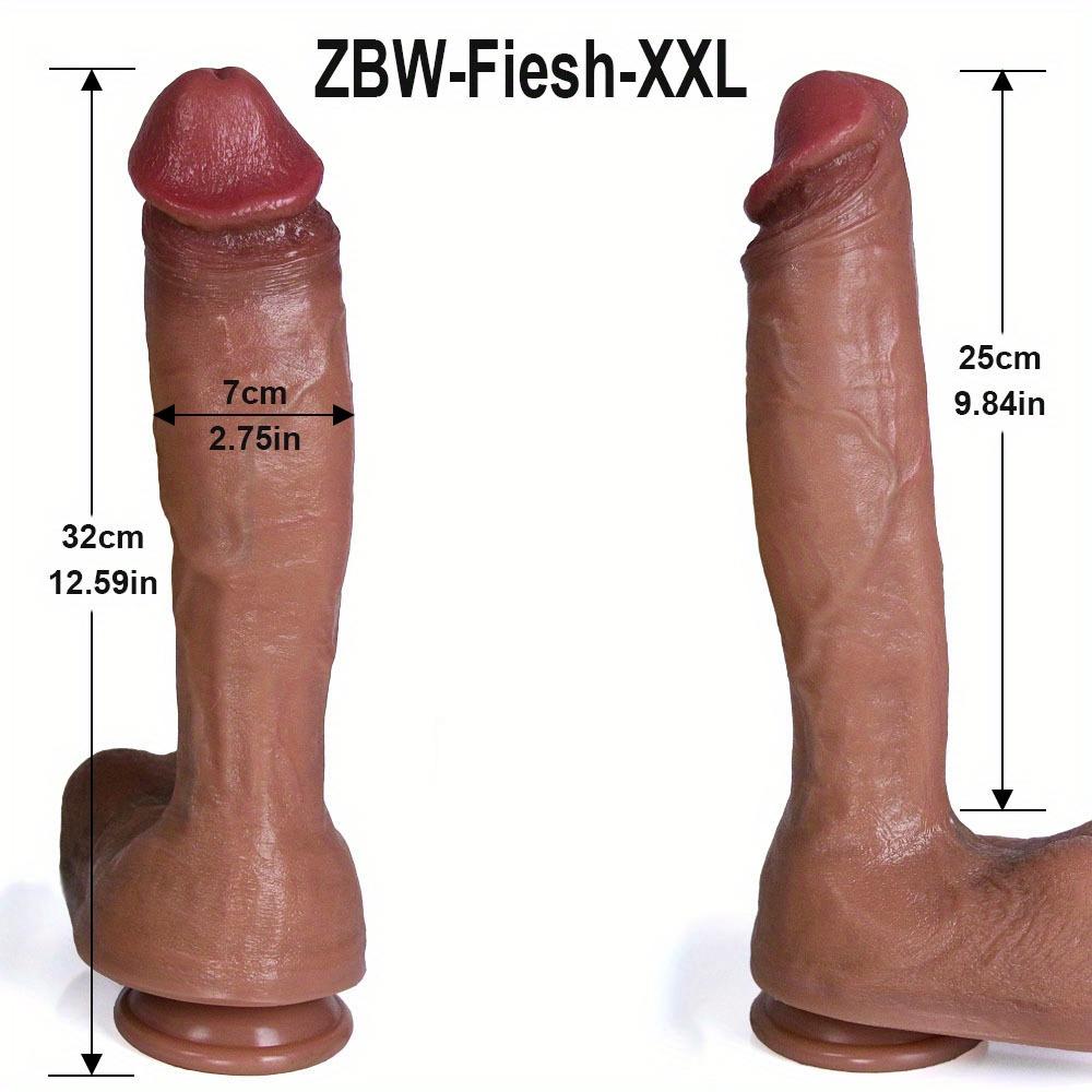 Realistic Dildo for Women,Huge Dildo for Vaginal & Anal Stimulation,G-Spot and Clitoral Pleasure,Lifelike Testicles,Big Glans for Intense Sensation