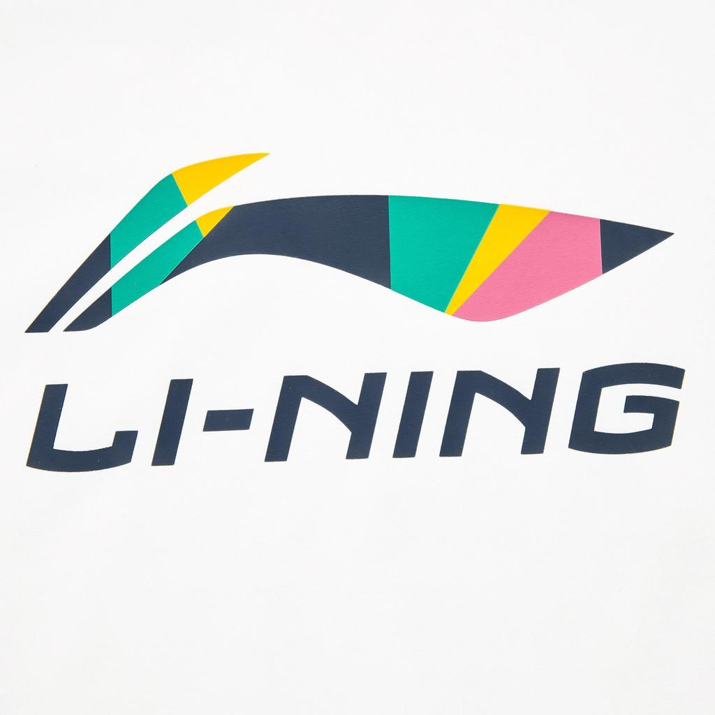 Li Ning Big Logo Letter Short Sleeve T-Shirt Competition Special Mid-Waist Five-Point Shorts Casual Sports Suit Unisex Sportswear AHSVD61-1+YAPV001-1
