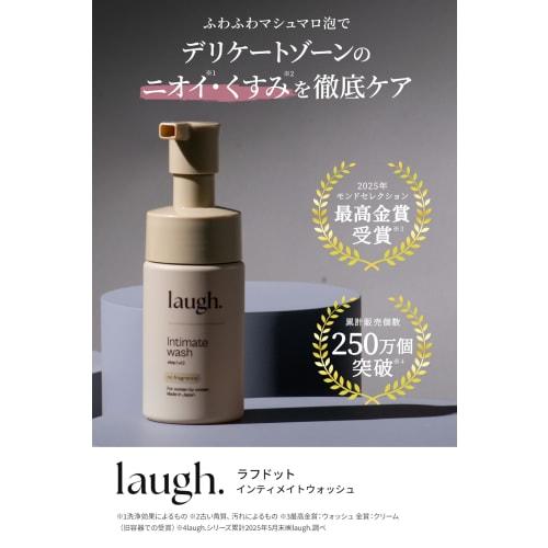 [Official] Laugh. Intimate Wash Delicate Zone Care Soap, Foaming Soap, Mild Acidity, 100ml (Pure Musk)