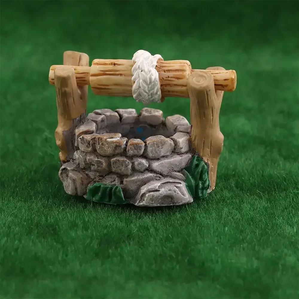 1pc DIY Miniature Fairy Garden Lawn Ornament Pot Craft Mountain Dollhouse Home Decor  Decoracion Desk Decoration Fairy Garden