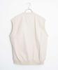 WEGO Nylon Layered Short Sleeve Loose Street Size Beige Men's 2-Piece V-Neck Vest, T-Shirt, Fit, Style, Spring/Summer Outfit, Gift, Present,