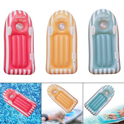 Inflatable Surfboard PVC Surf Body Board with Handles Water Fun Game Accessories for Beach Party Water Entertainment