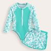 2025 Zipper Girl's Split Swimsuit: Cute Baby Beach & Hot Spring Swimwear