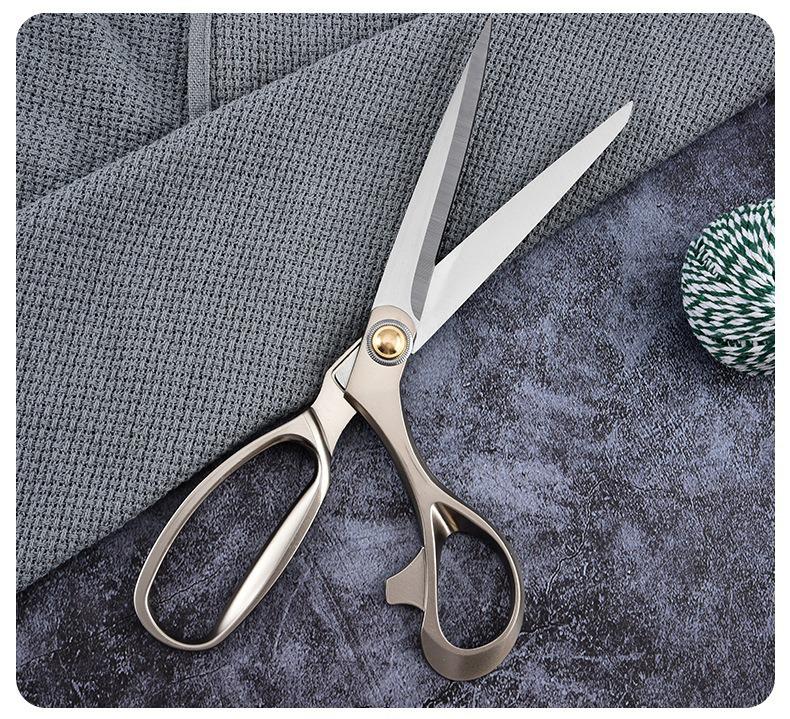 Japanese Retro Tailor Scissors: Stainless Steel, Large, Labor-Saving, Handmade Fabric Cutting Scissors