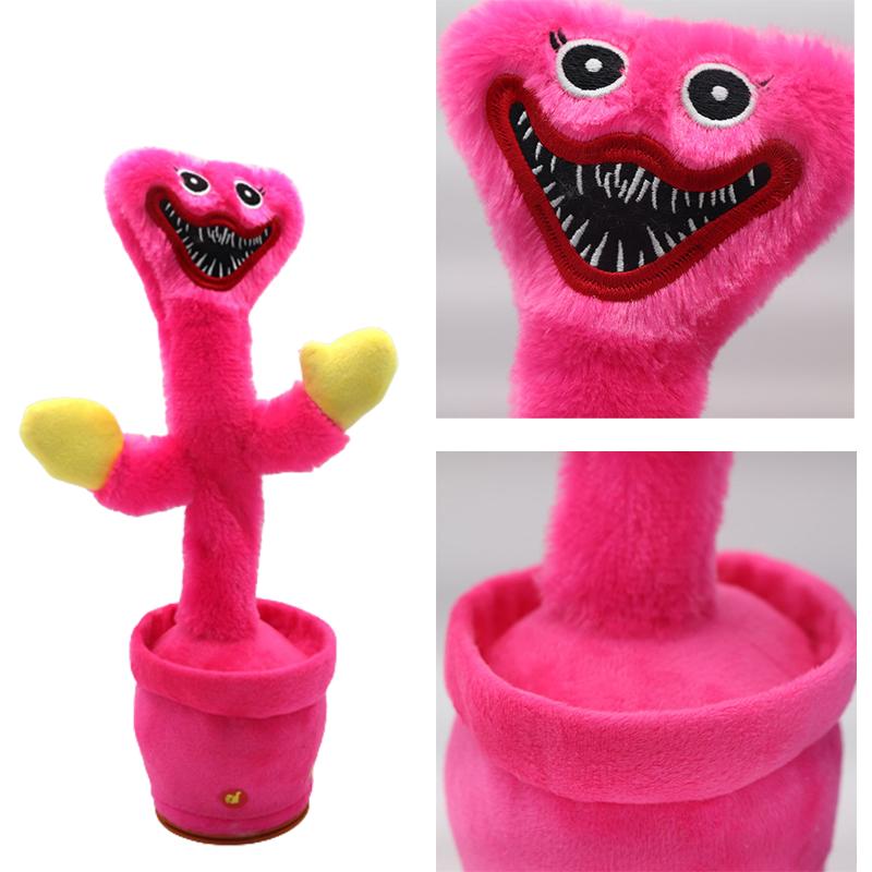 Poppy Huggy Playtime Wuggy Dancing Speaking Cactus Interactive Dance Toy Plush