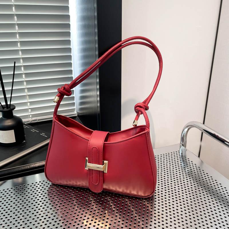 2025 spring new light luxury trend casual axillary crescent lower bag retro fashion niche design shoulder messenger bag