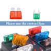 AHL 250 Pieces Standard & Mini Flat Fuse Set 2A
