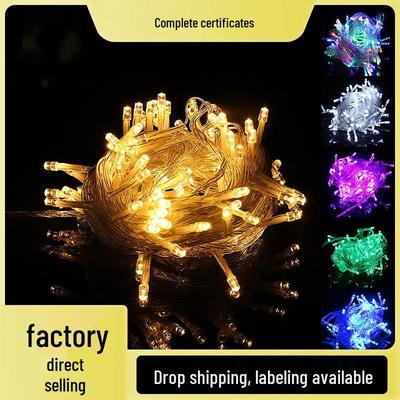 LED Starry Sky Fairy String Lights - Outdoor & Wedding Decoration, Flashing Christmas & Festival Lights