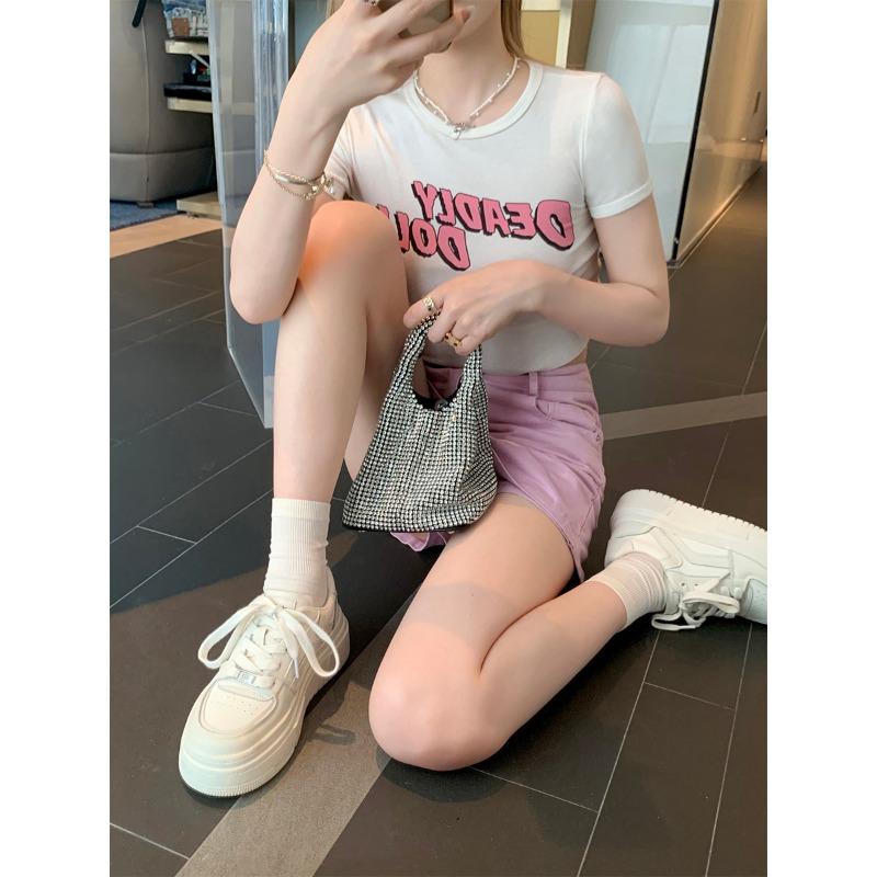 ~ Round Head Lace-up Leather Little White Shoes Thick Sole Heightening Versatile Low-top Casual Board Shoes Women