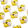 Lovely Resin Cartoon Honeybee Applique Handmade Craft Project Headband Shoes Flatback Patches Self Adhesive Accessories