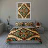 Intricate Geometric Floral Bedding Duvet Cover Sets Duvet Covers Pillowcases Gifts (1 * Duvet Cover 2 * Pillowcases, Without Duvet Insert)