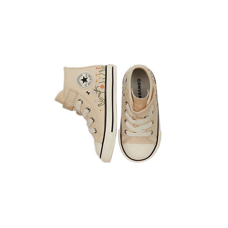 Converse Chuck Taylor All Star Easy-On High TD с вышитым цветочным принтом - детские — фото 5