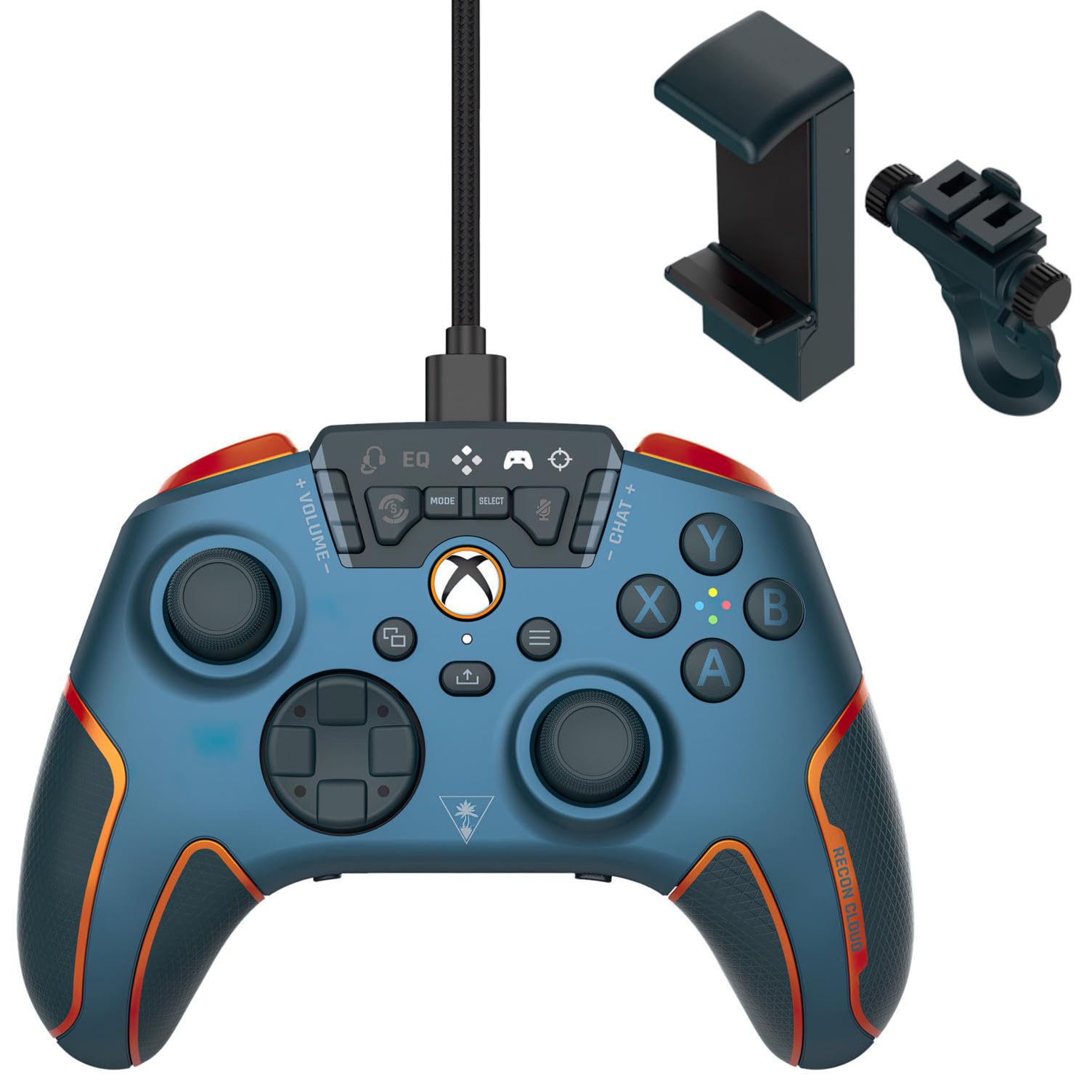 

Officially Licensed Xbox Turtle Beach Recon Cloud WiredBluetooth Controller for Xbox, PC, and Smartphones, Blue, with Back Buttons for Xbox Series XS