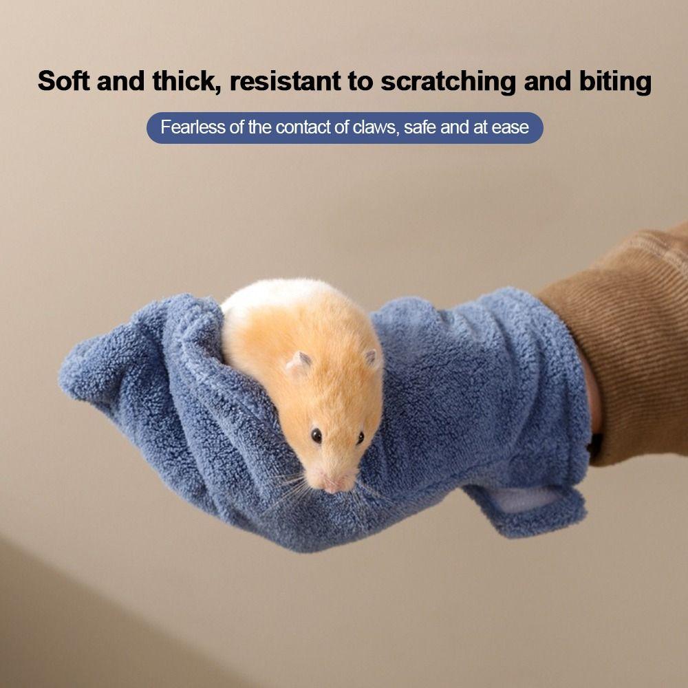 Thickened Protection Bite Proof Gloves Bite-resistant Anti Scratch Hamster Bonding Mitt Hand Protection Calming Glove