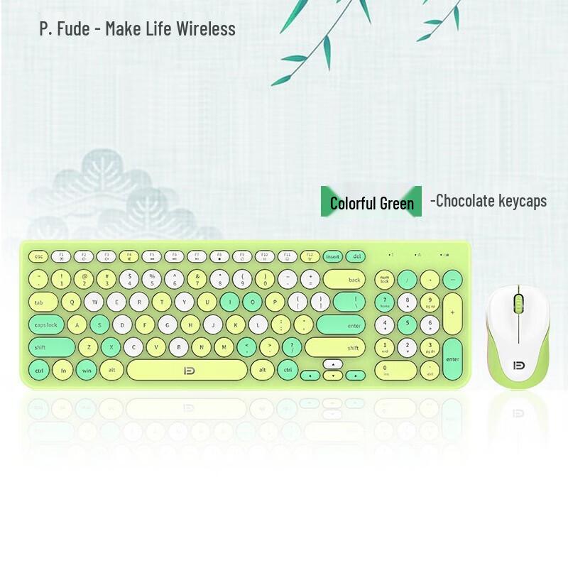 Fude ik6630M Wireless Keyboard Mouse Combo
