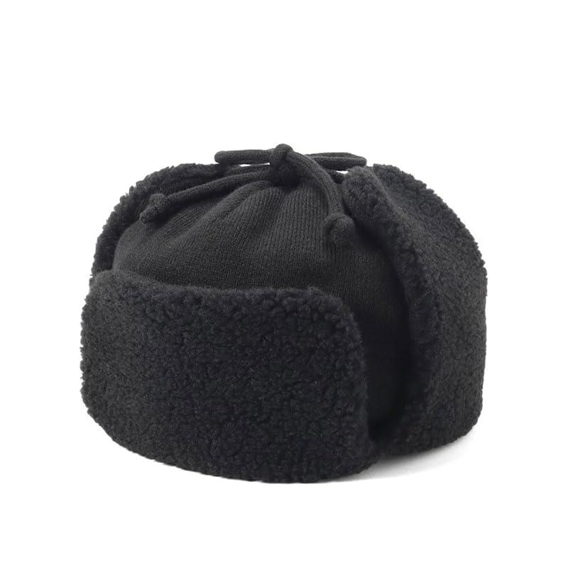 

[New Era] шапка-траппер newera вязаная кепка-летчик Knit Trapper 14509781 NER35K5309 черный/черный черный черный БЕСПЛАТНО Однотонный Muji ONSPOTZ специальный заказ