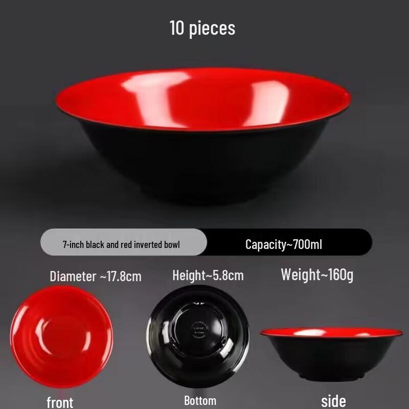 Melamine Multi-purpose Deep Bowls (10-pack)