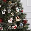 Artistic Nature Bird Clear Christmas Ball Ornament Holiday Decorations For Festives Tree Decoration Memorables Gift