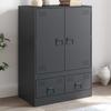 VidaXL Highboard Anthracite 67x39x95 Cm Steel, Cabinet, Storage Cabinet, Highboard, Sideboard, Cabinet 841807