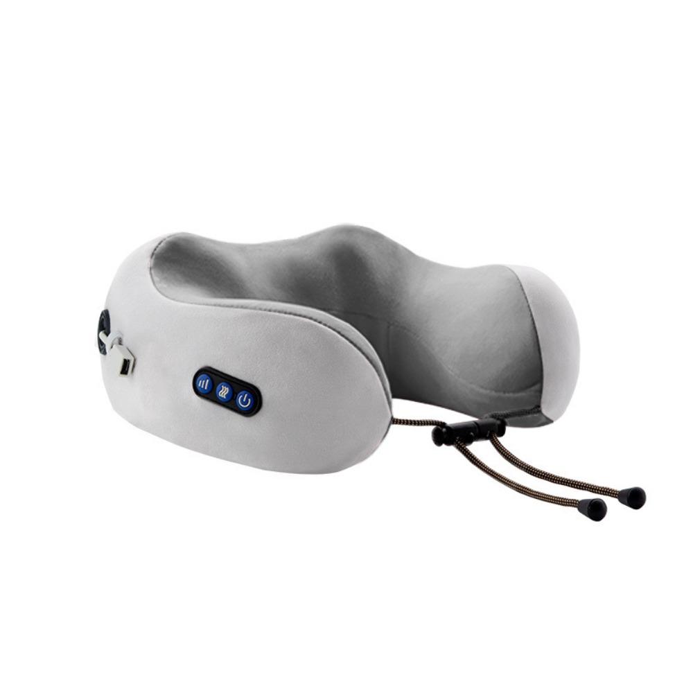 Heating Function Electric Neck Massager Vibration Massage Kneading Massage Pillow  Car Travel