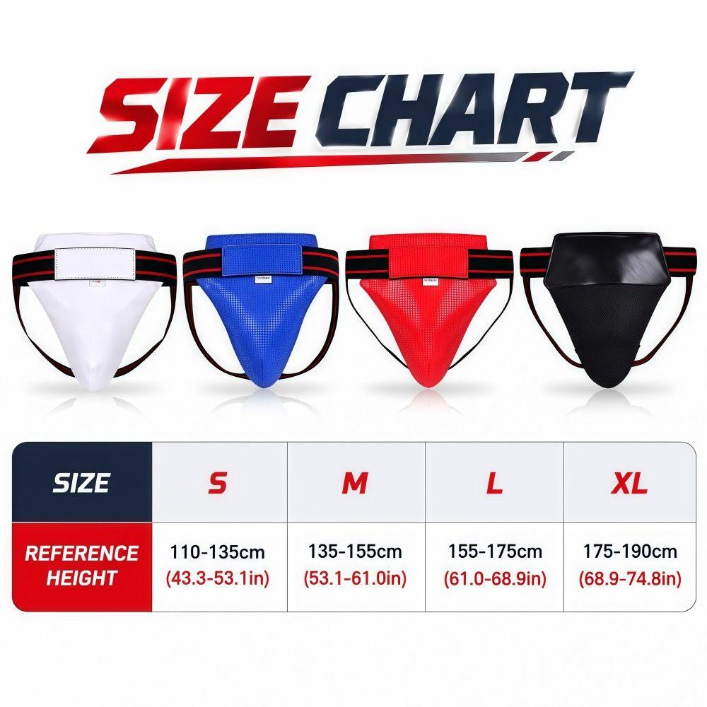 Breathable Taekwondo Groin Guard Shockproof Boxing Groin Pad Adults Children