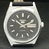 VINTAGE REFURBISHED SEIKO 5 AUTOMATIC JAPAN MENS BLACK DIAL WATCH a440647-9 Sk-a440647-1