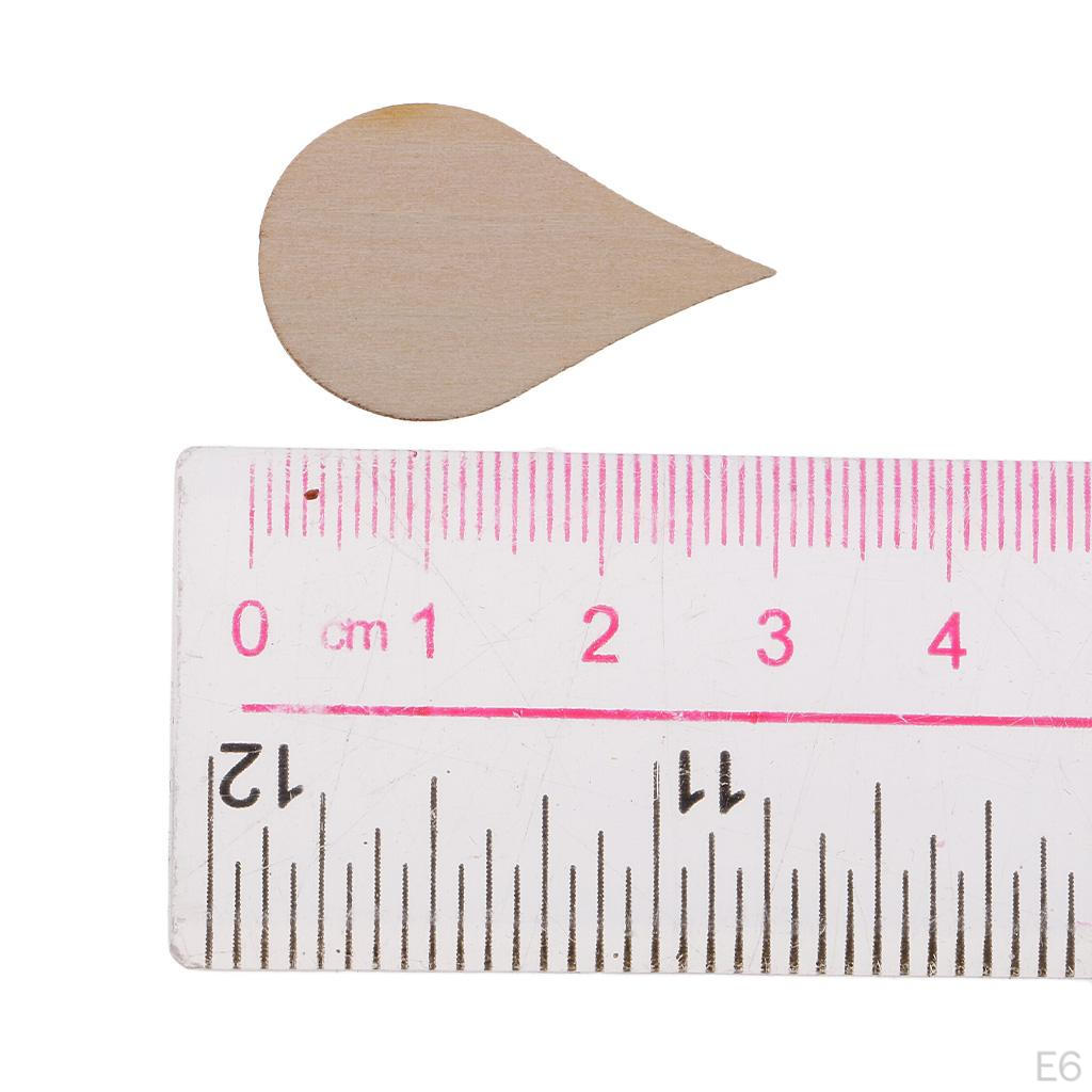 Wood Cutouts, Unfinished Wooden Ornaments for Decoration,
