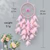6 Colors Dream Catcher Handmade Feathers Butterfly Wind Chimes Girls Bedroom Hanging Ornaments Birthday Holiday Gifts Home Decor