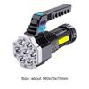 1-5PCS Waterproof Flashlight LED Work Light Camping Torch USB Charging Adjustable Brightness Flash Light LED Bulb Search Light