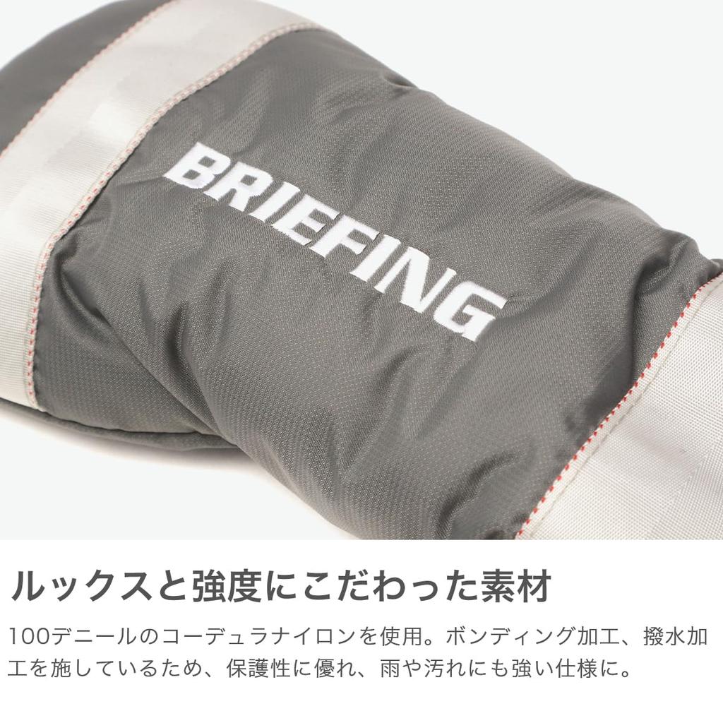Driver Cover CS DRIVER COVER CS BRG251G03 BLACK Black Golf Headcover [BRIEFING]