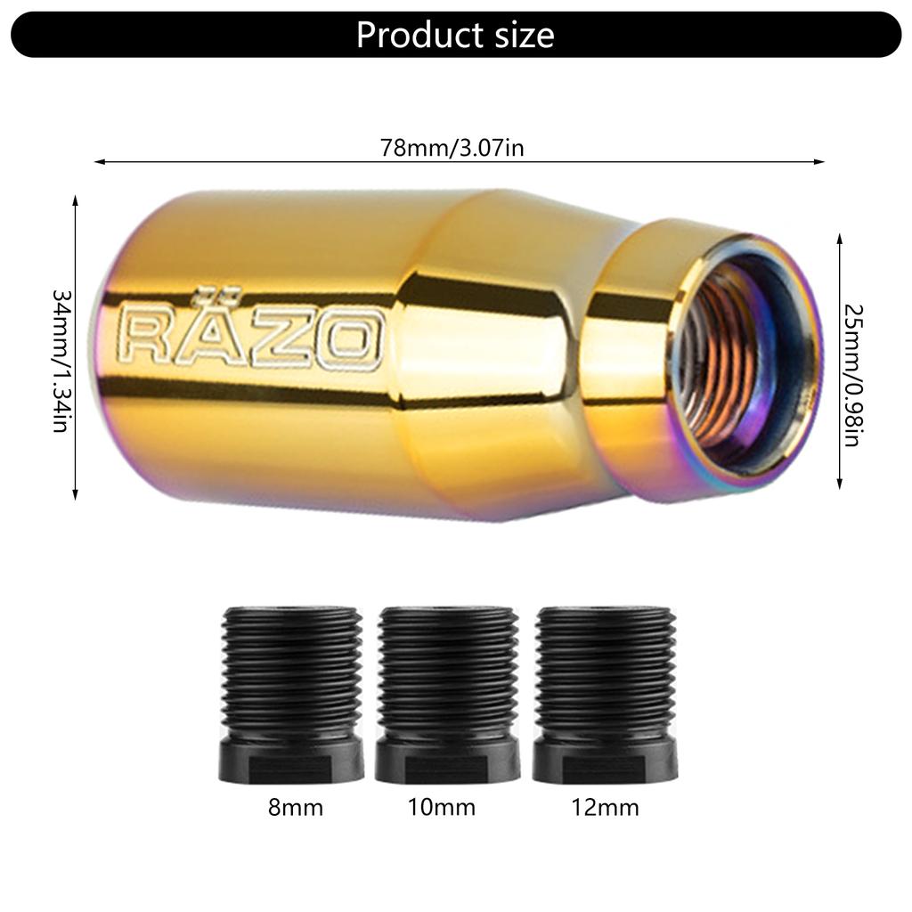 Manual Transmission Car Interior Gear Shifter Knob Decoration For Most Model Car Aluminum Stick Shifter Knobs