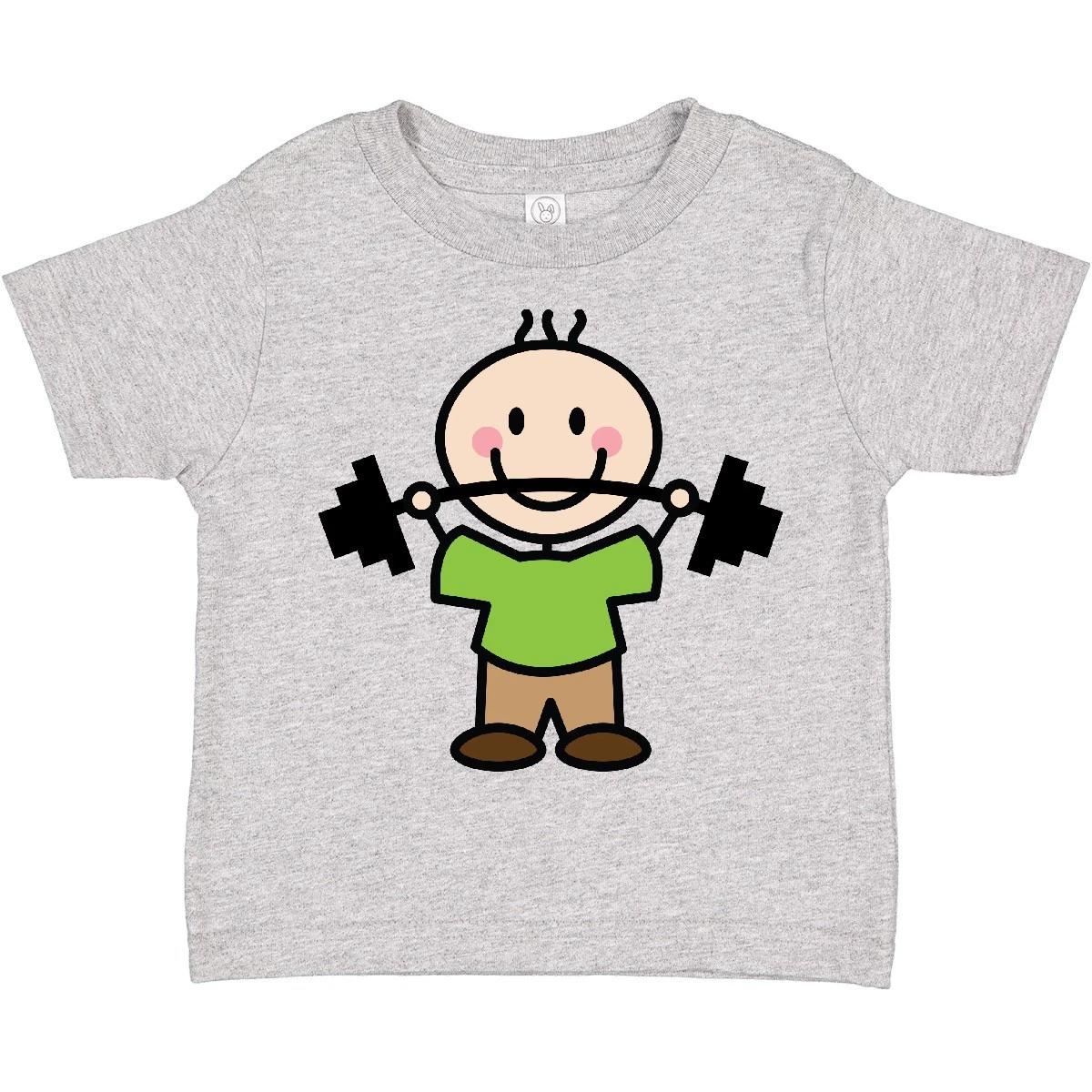 Inktastic Weightlifting Boy Weightlifter Exercise Toddler T-Shirt Future Kids 100
