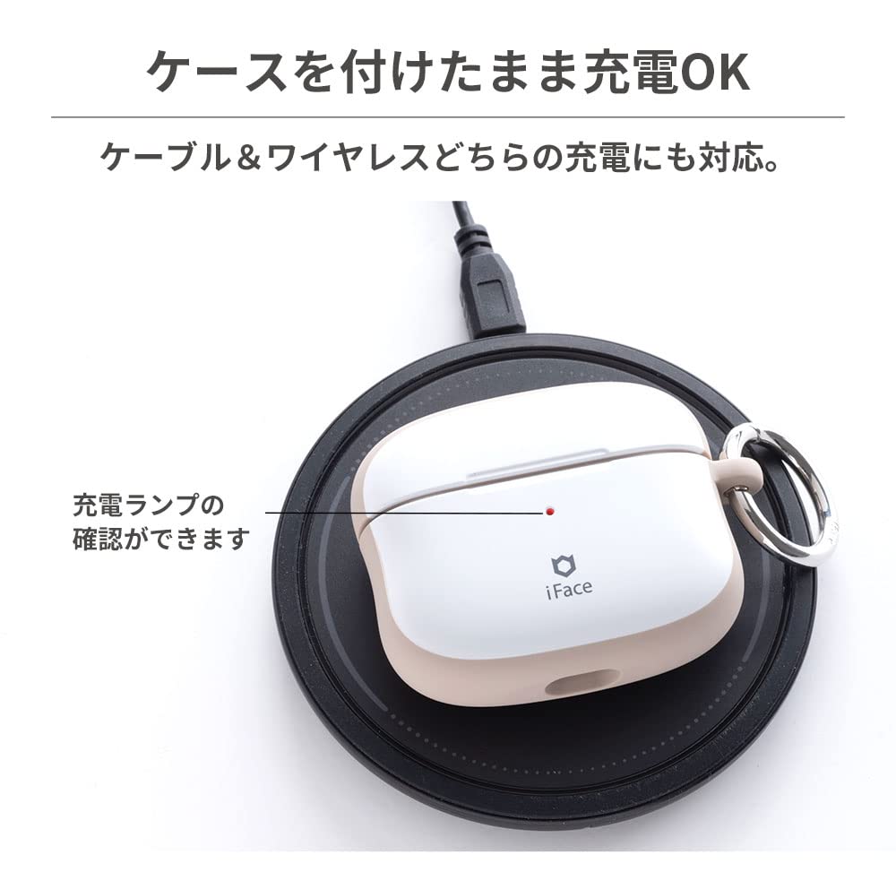 iFace First Class AirPods Case 3 AirPods 3rd Generation Case with AirPods (3rd Generation) (Milk) [AirPods Case, Carabiner, 3, iFace, Korea]