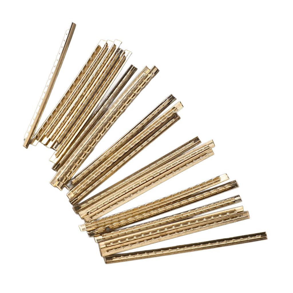 21Pcs Guitar Fret Wire Stainless Steel Guitar Frets Fretwire Replacement Sound Quality Improvement for Bass