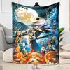 Christmas Nightmare Blanket Warmthful Decor Perfect for Seaside Livingroom Picnics for All Occasions Modern Gift for Travel Home Birthdays