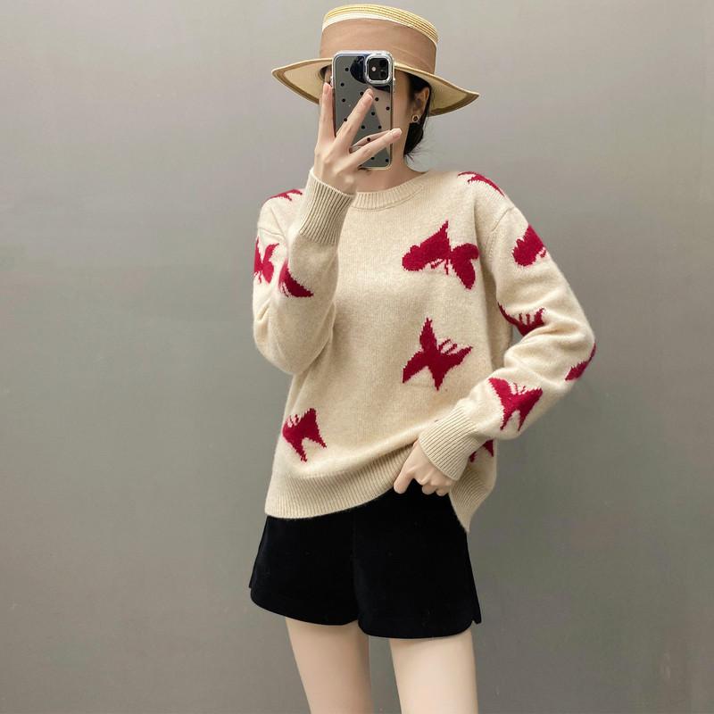 Qinghe 100% Pure Cashmere Women's Sweater - Ultra Soft Luxury Winter Pullover