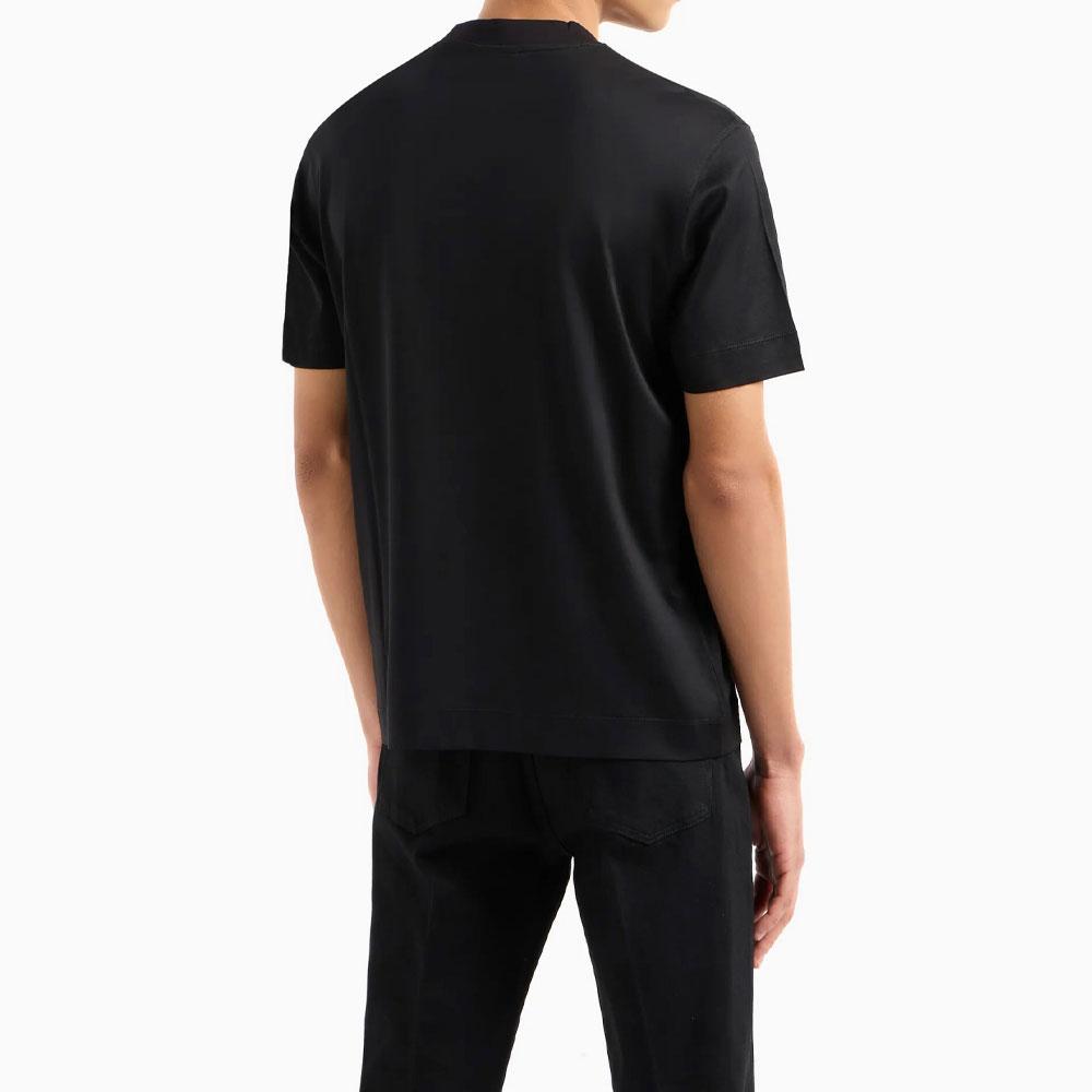 EMPORIO ARMANI SS24 T Shirt Men's Black 3D1TQ5-1JUVZ-0999